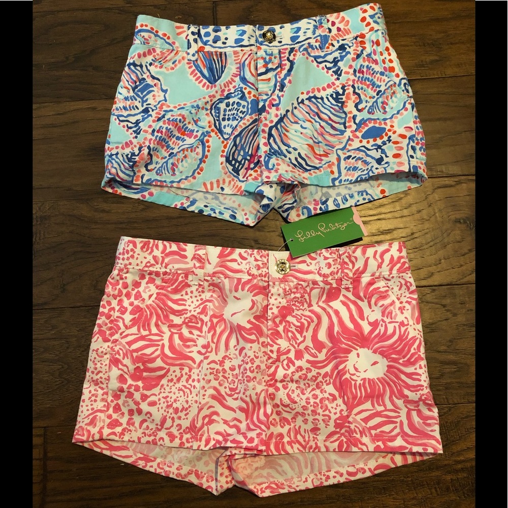 Lilly Pulitzer Girl’s Shorts NWT Set of 2 Size 8
